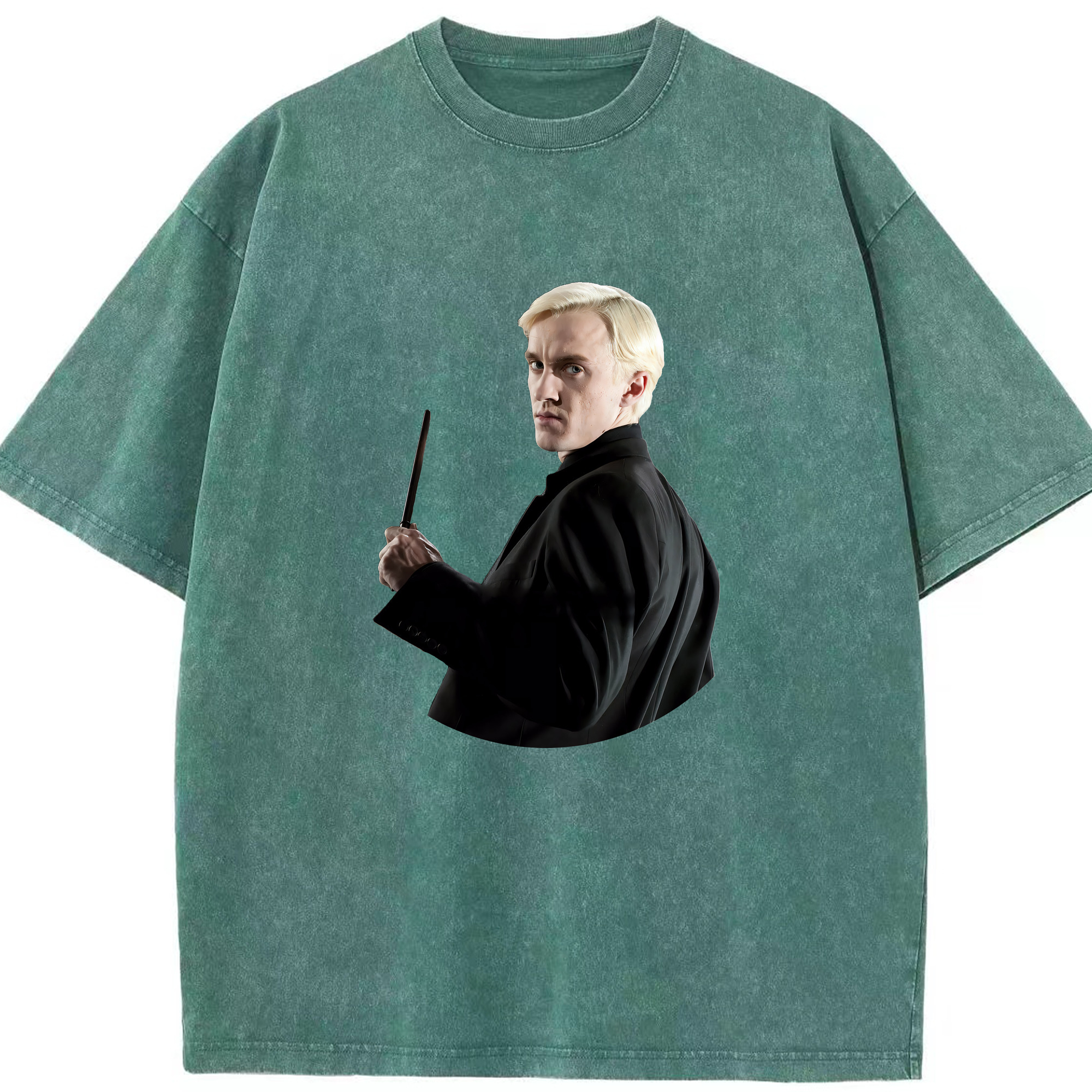 （画像用） Harry Potter ハリー・ポッターシリーズ 綿100% ヴィンテージ風 半袖Tシャツ（フロントプリント）
